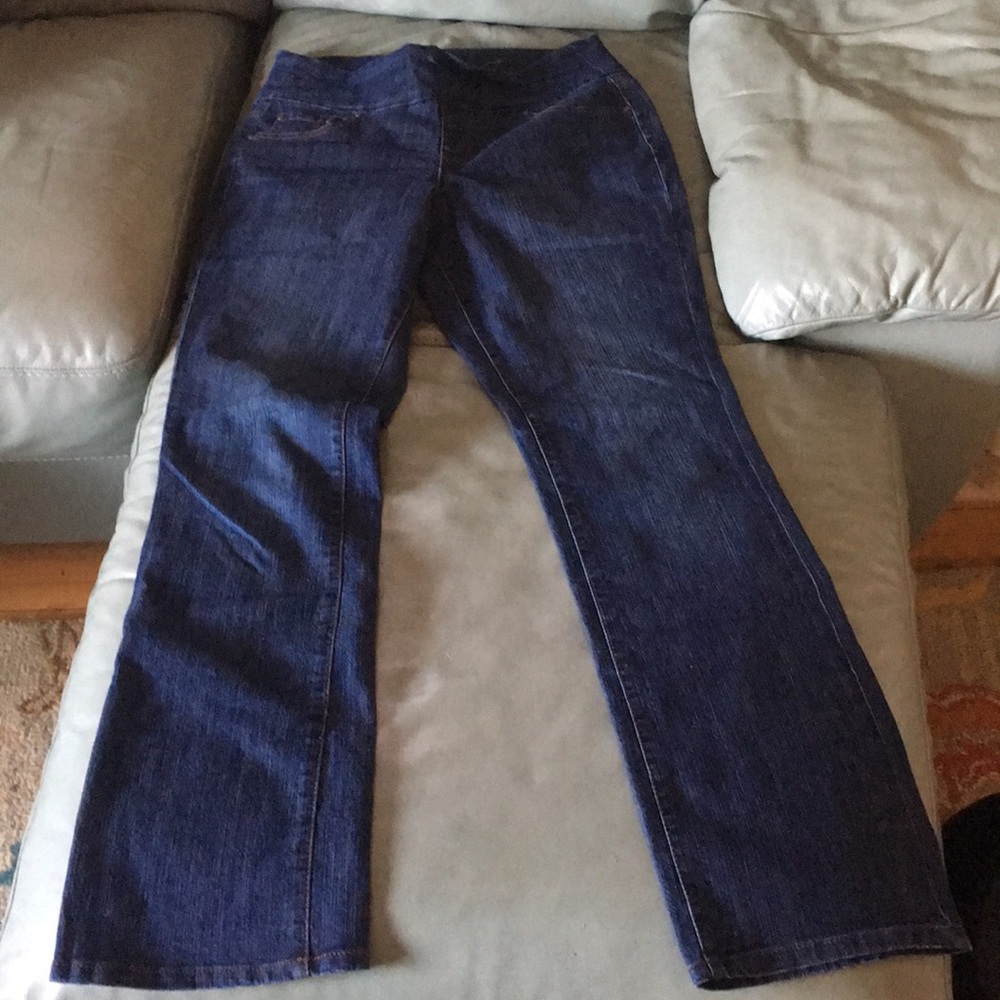 Flat Waist Boot Cut  jag Jeans